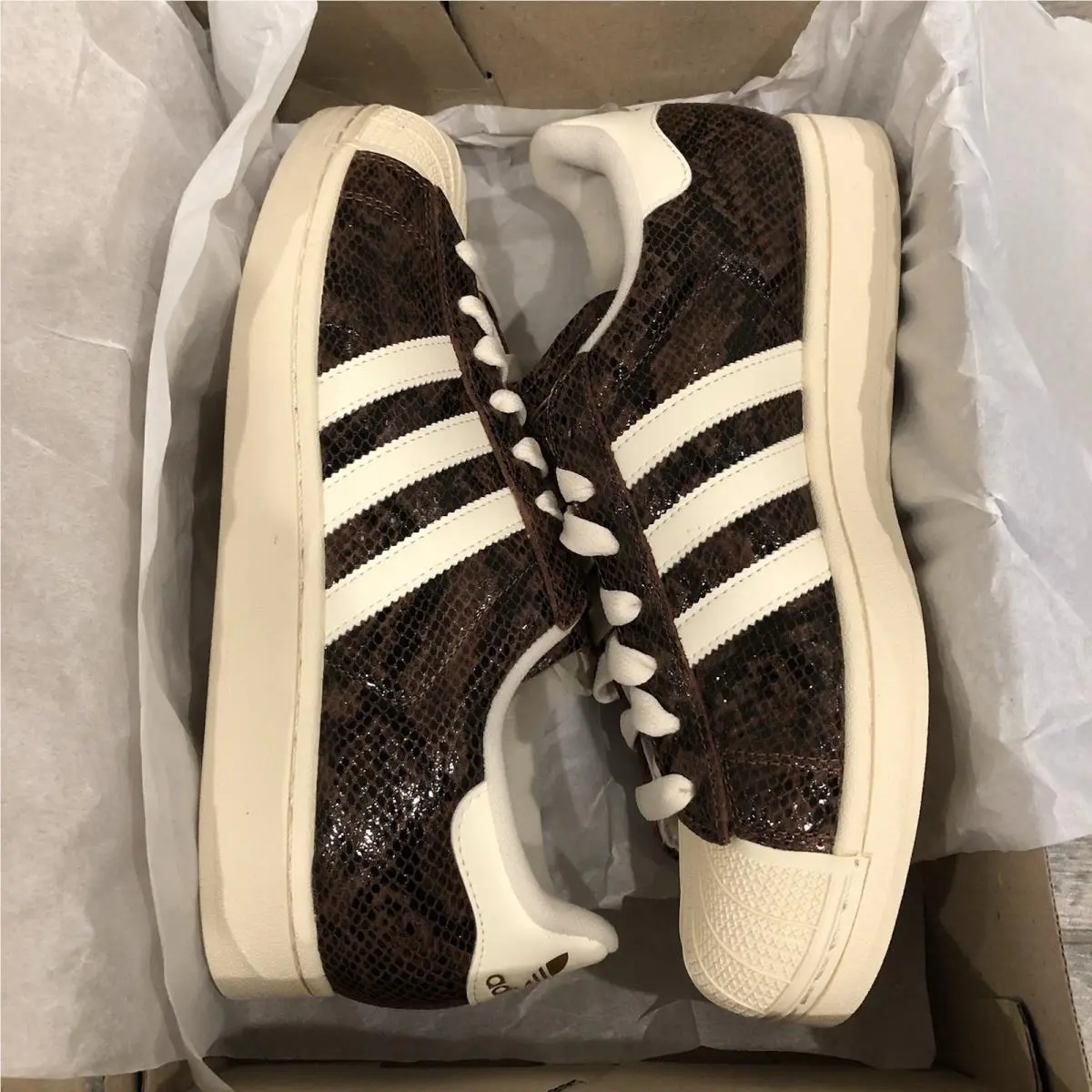 Adidas shoes - adidas Superstar - Superstar - JP8158 - Preloved Brown / Cream White / Alumina 5