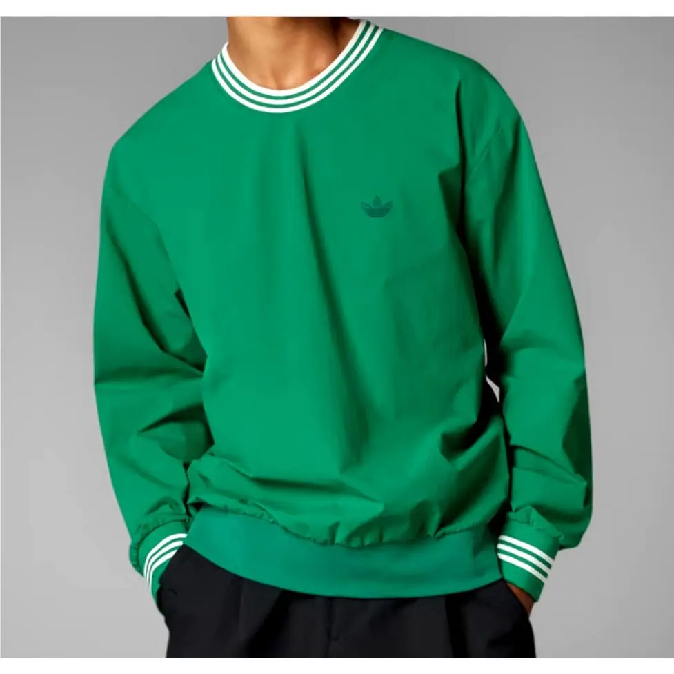 Mens Adidas Originals 3 Stripes Rolling Links Trefoil Crew Medium JE9340