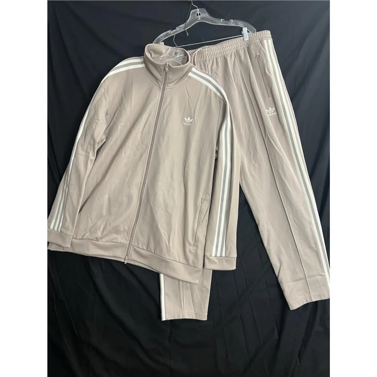 Adidas Classic Beckenbauer Tracksuit Set Mens 2XL Jacket Pants Vapour Grey