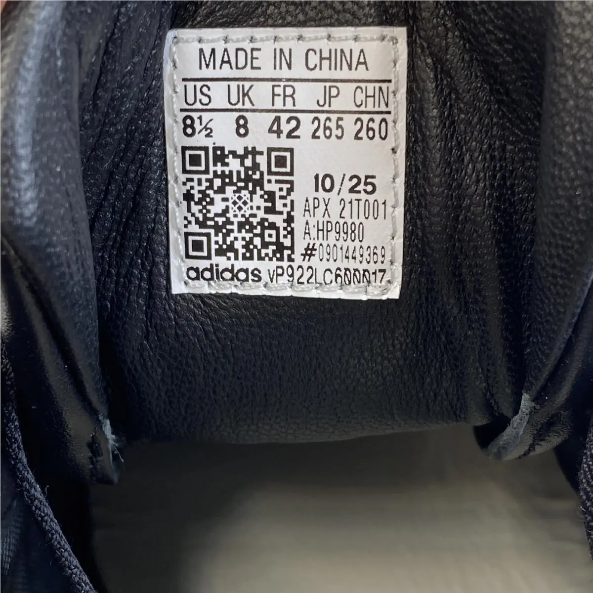 Adidas shoes - Black (UPC: 198322530593) 7
