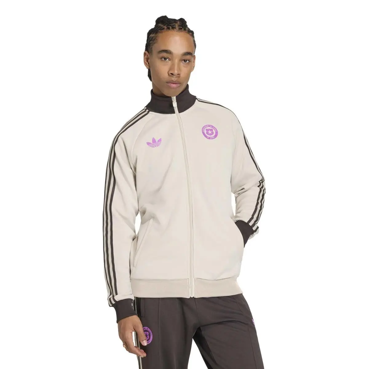 Men`s Adidas Khaki Chile National Team Originals Full-zip Track Jacket