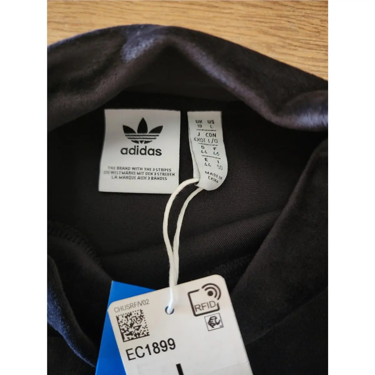 Adidas clothing - Charcoal gray/ black 4
