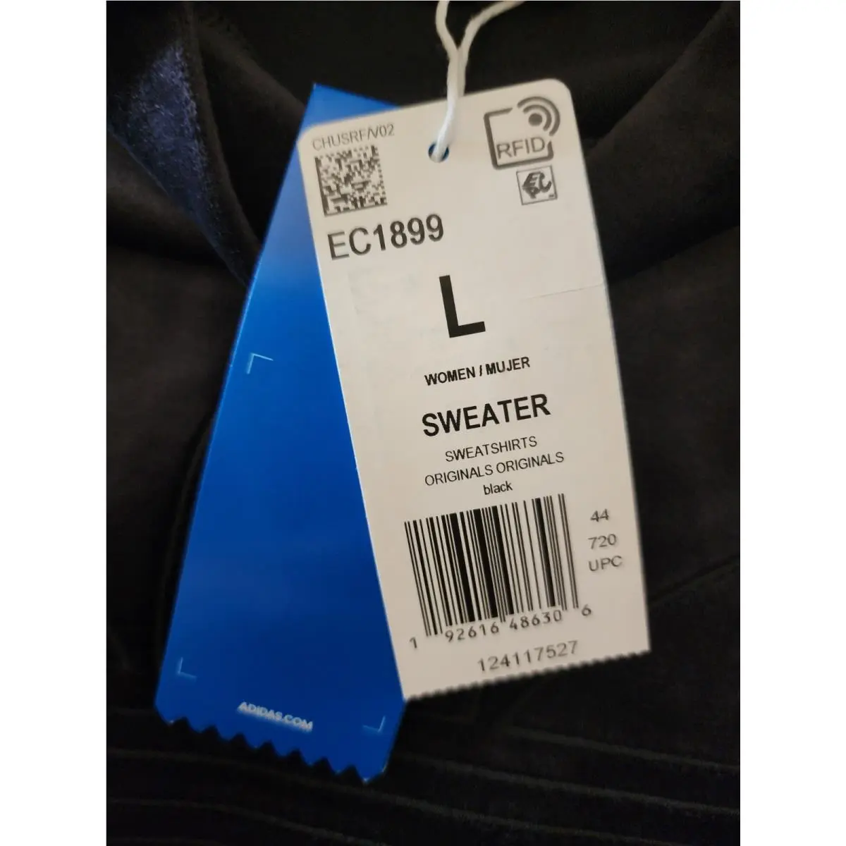 Adidas clothing - Charcoal gray/ black 5