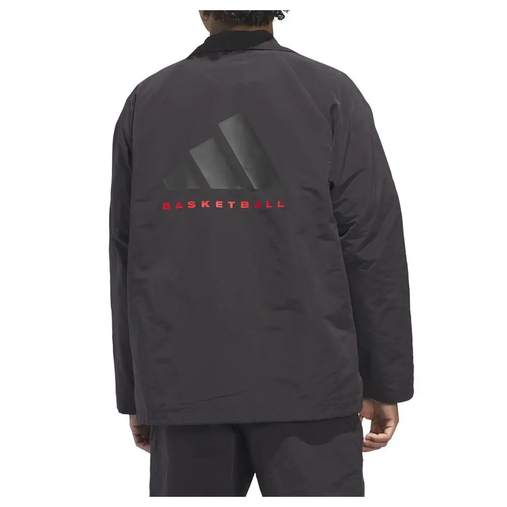 Adidas clothing - adidas Basketball Coach Full Zip Jacket - IW5641 - Black (UPC: 196479823797) 2