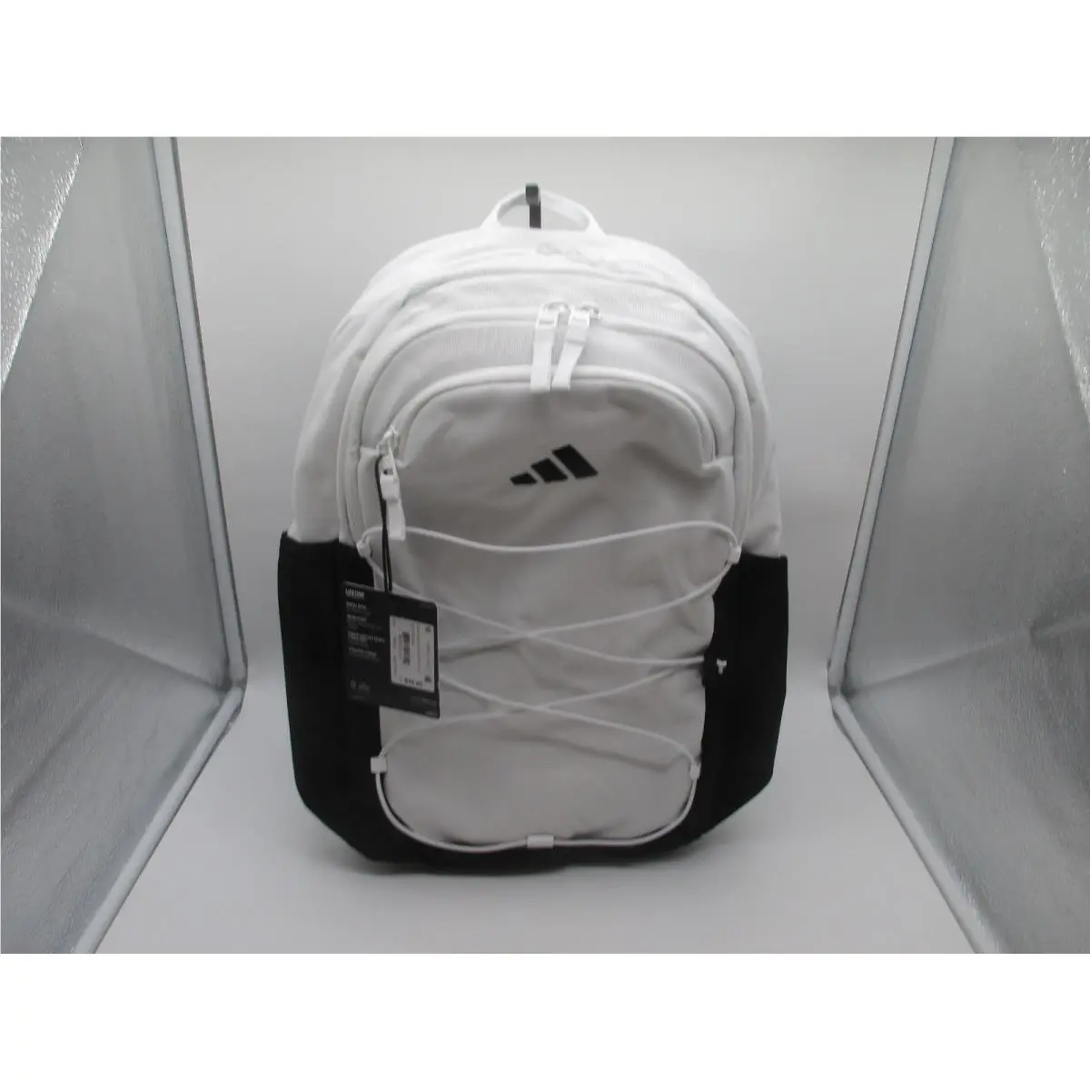 Adidas 3-Bars Amplifier Osfa Unisex 16-Inch Laptop Backpack Black/white