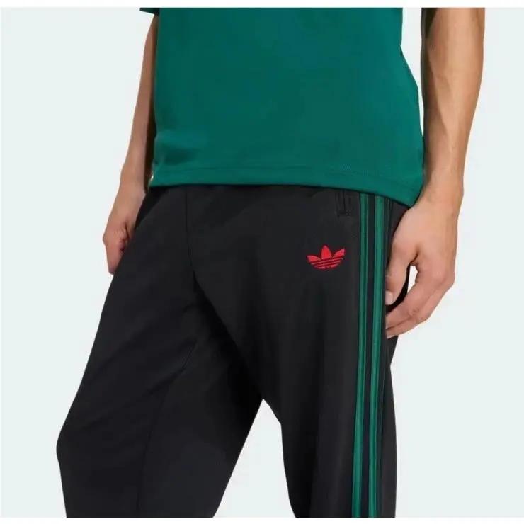 Adidas clothing - adidas Adicolor - Adicolor - KD0453 - Black / Collegiate Green 1