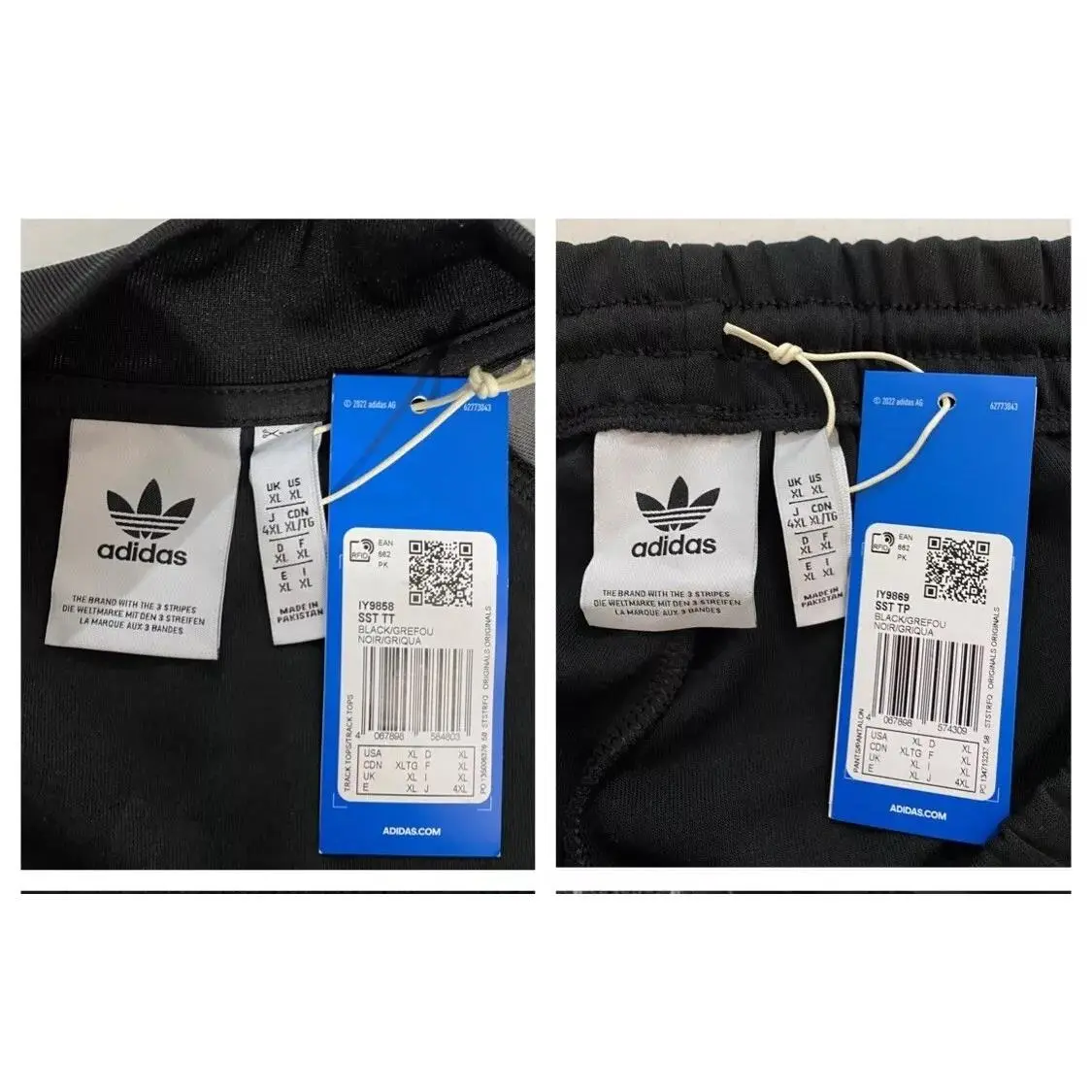 Adidas clothing - Black Grey 3