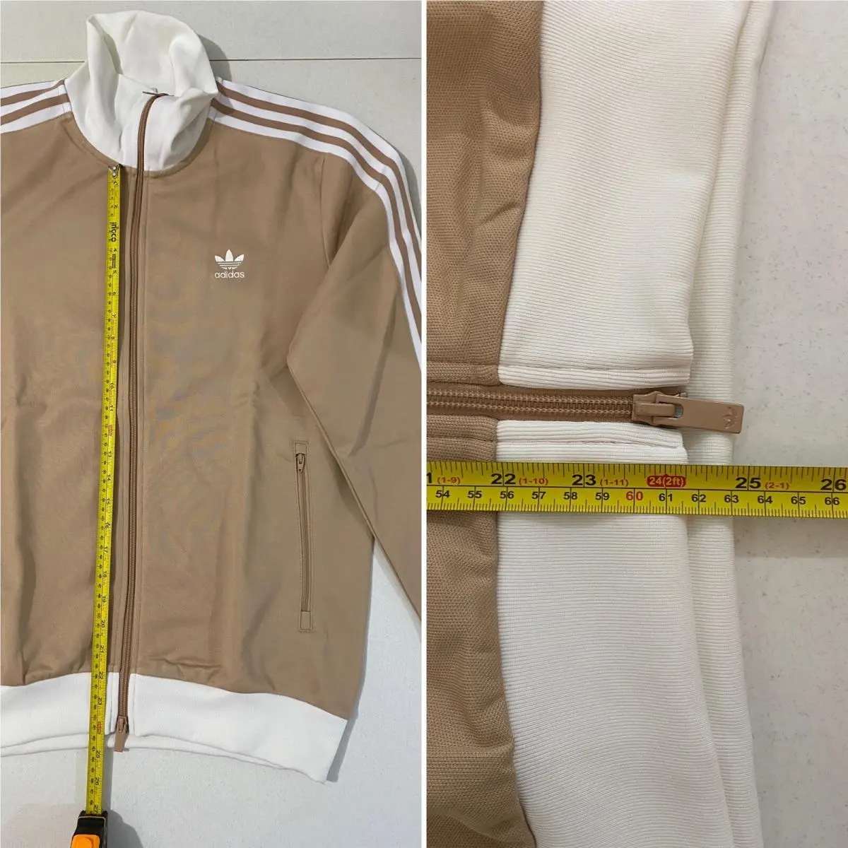 Adidas clothing - Magic Beige White 9