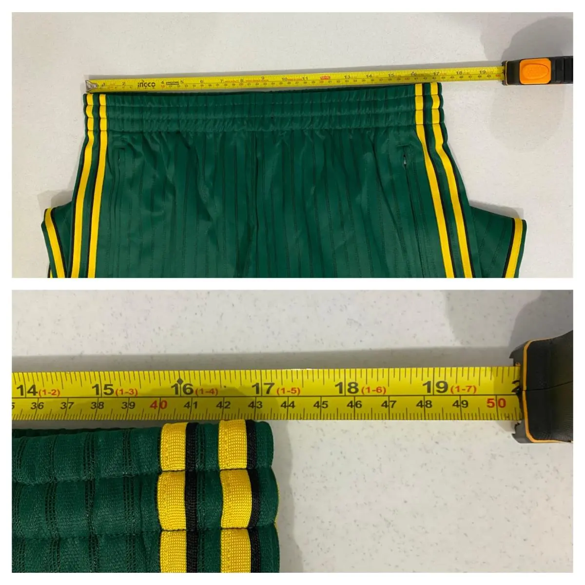 Adidas clothing - Collegiate Green Yellow 9