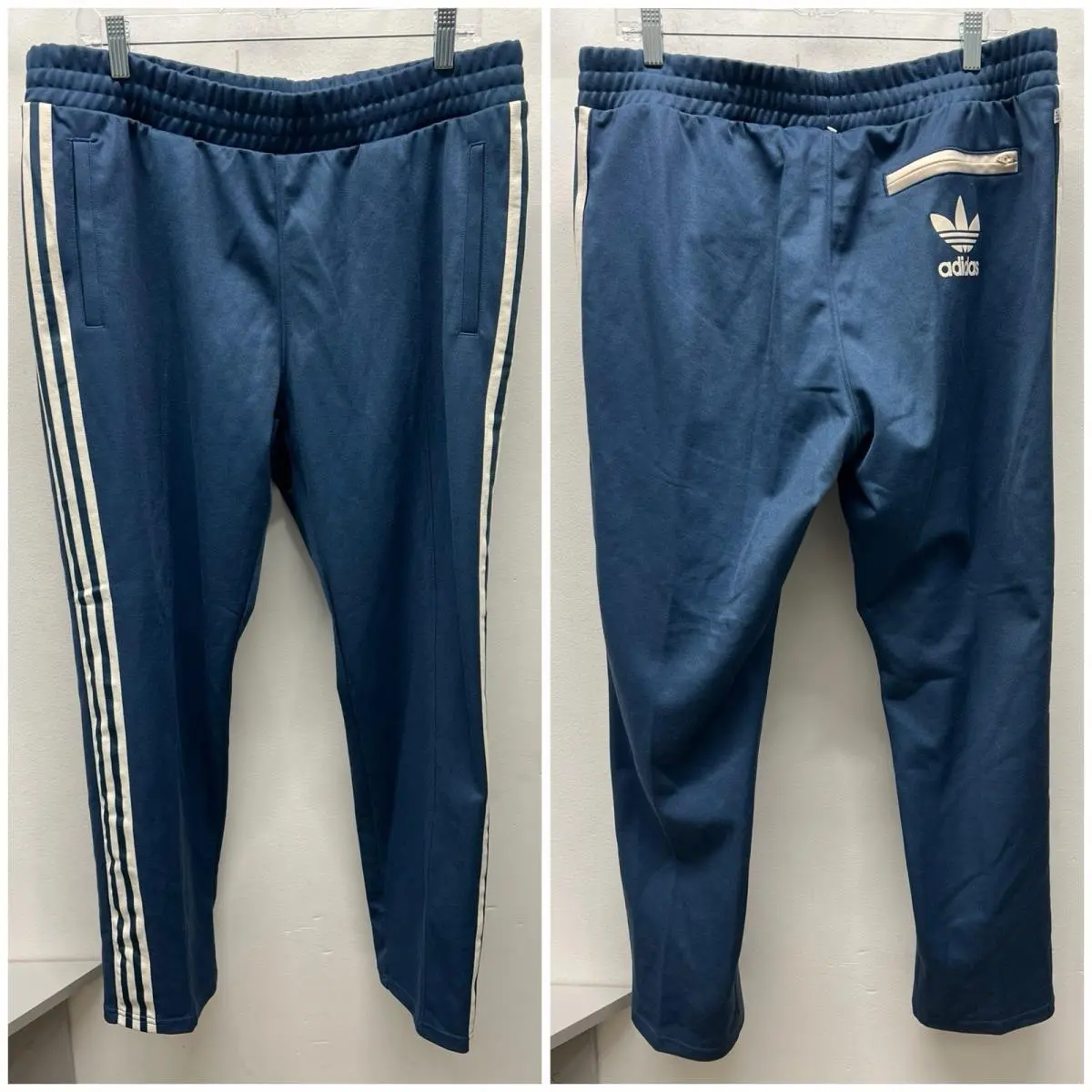 Adidas Crew Navy Blue / White Mellow Ride Club Beckenbauer Track Pants XL