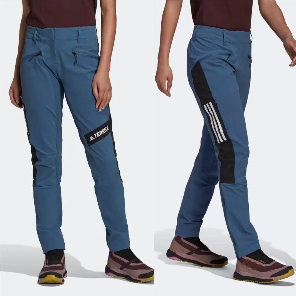 Adidas Terrex Hiking Senderismo Mujer Wonder Steel Pants Size XS