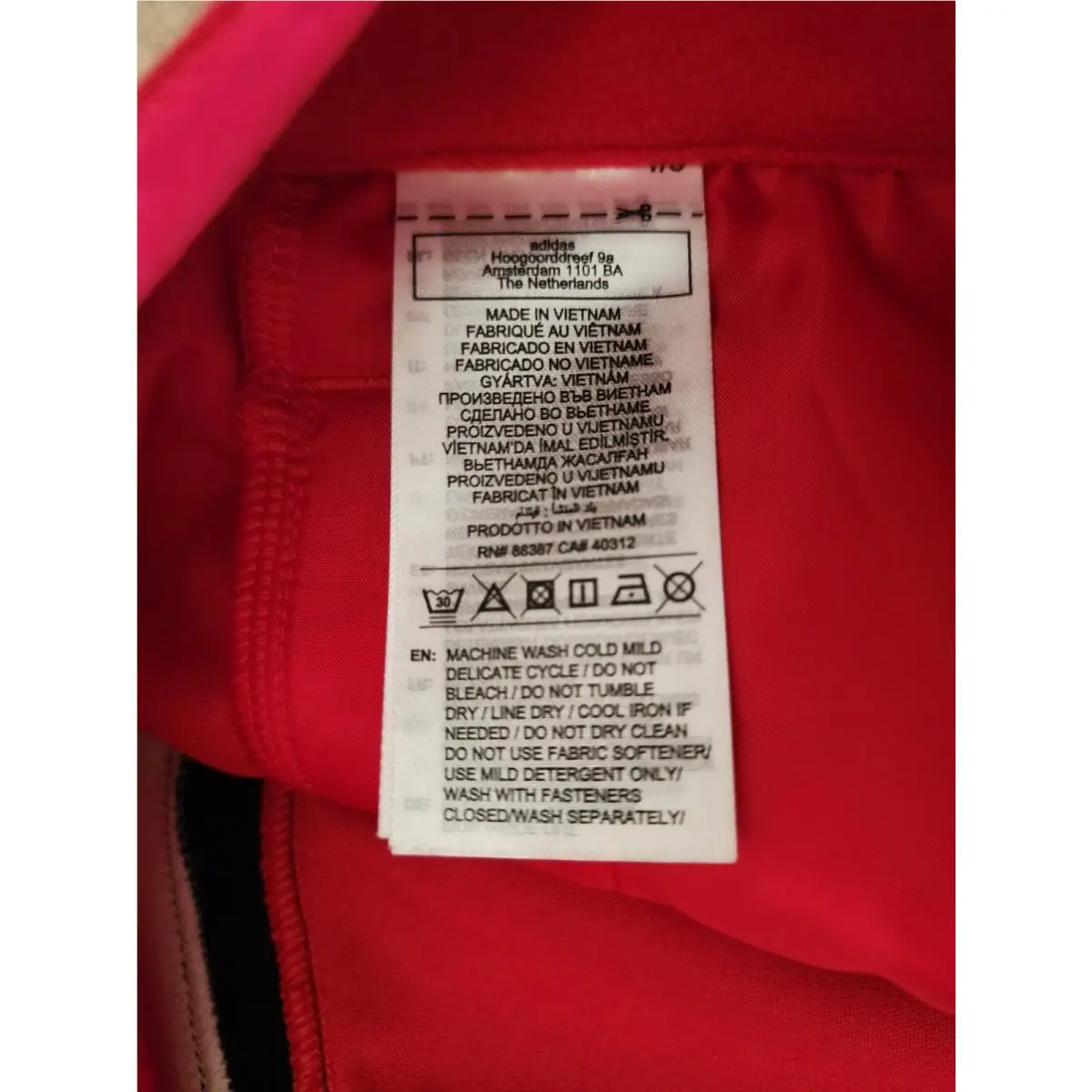 Adidas clothing - Red 9