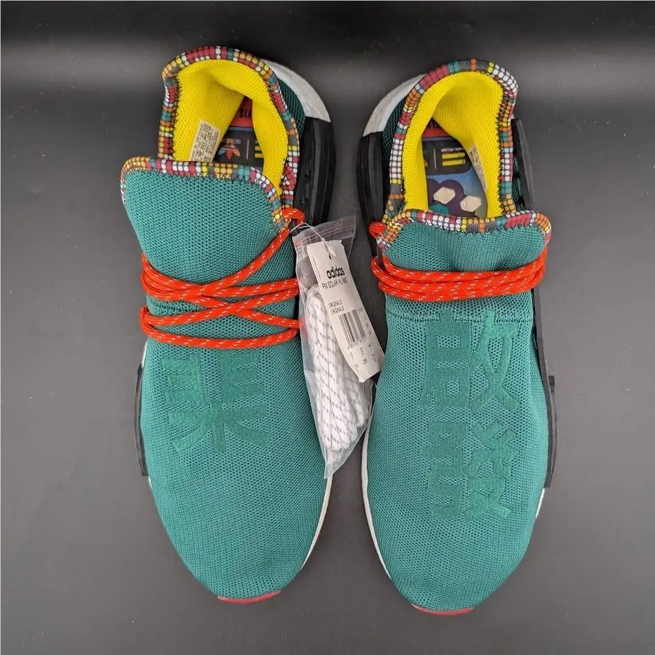Adidas shoes - Adidas Pharrell Williams Solar HU NMD INSPIRATION PACK - EE7584 - Green 14