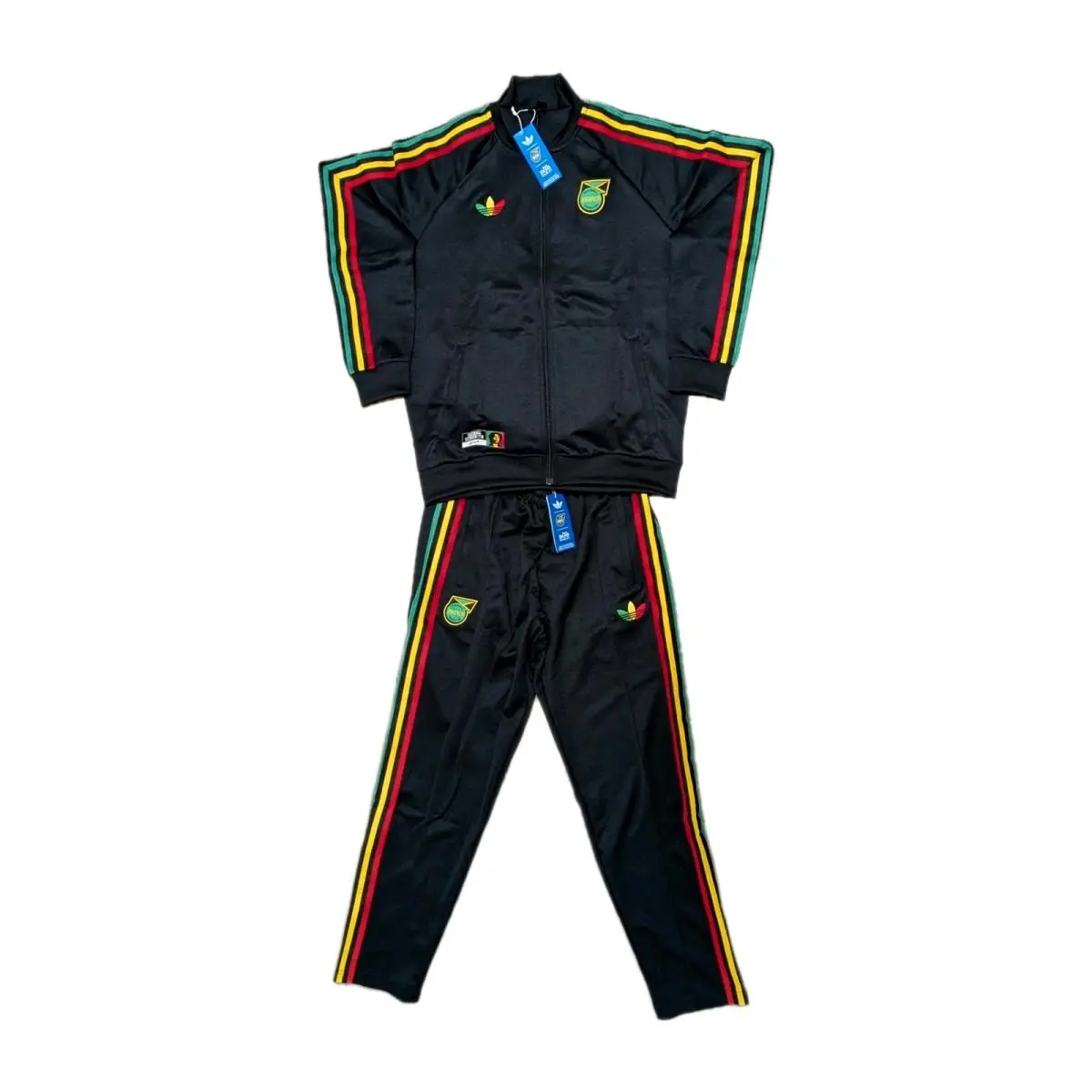 Size Small - Adidas x Bob Marley x Jamaica Mens Track Suit Jacket Pants Set