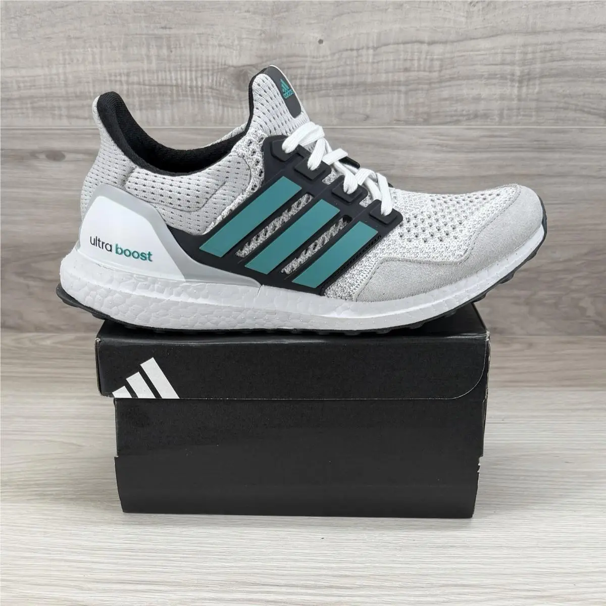 Adidas Ultraboost 1.0 White Pure Teal JQ0823 Men’s Size 8