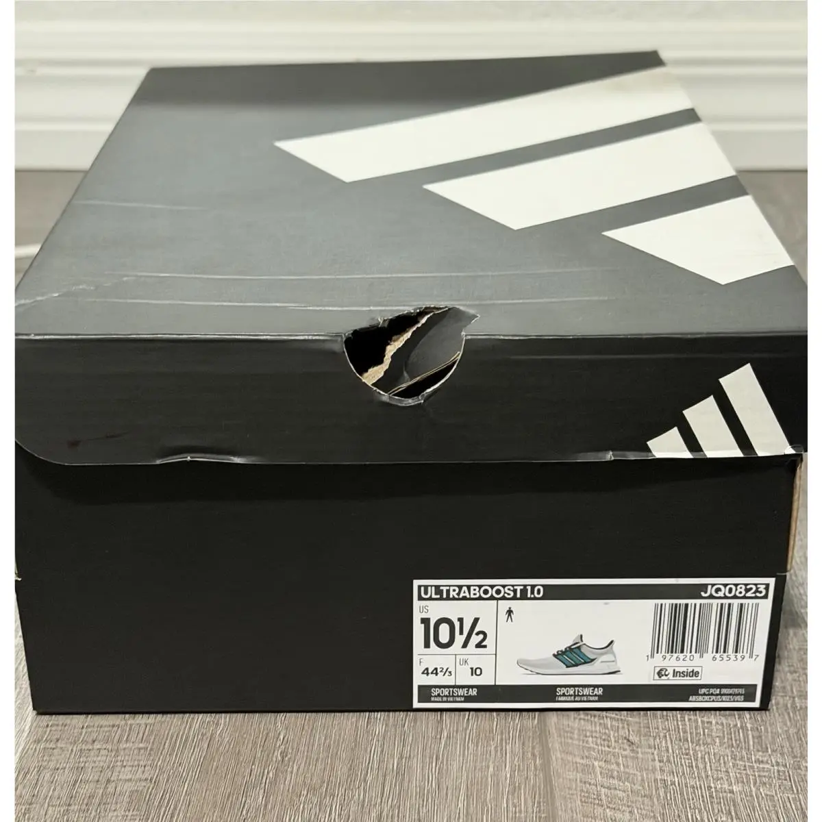 Adidas shoes - adidas Ultra Boost - Ultra Boost - JQ0823 - Crystal White/Pure Teal/Grey Two 8