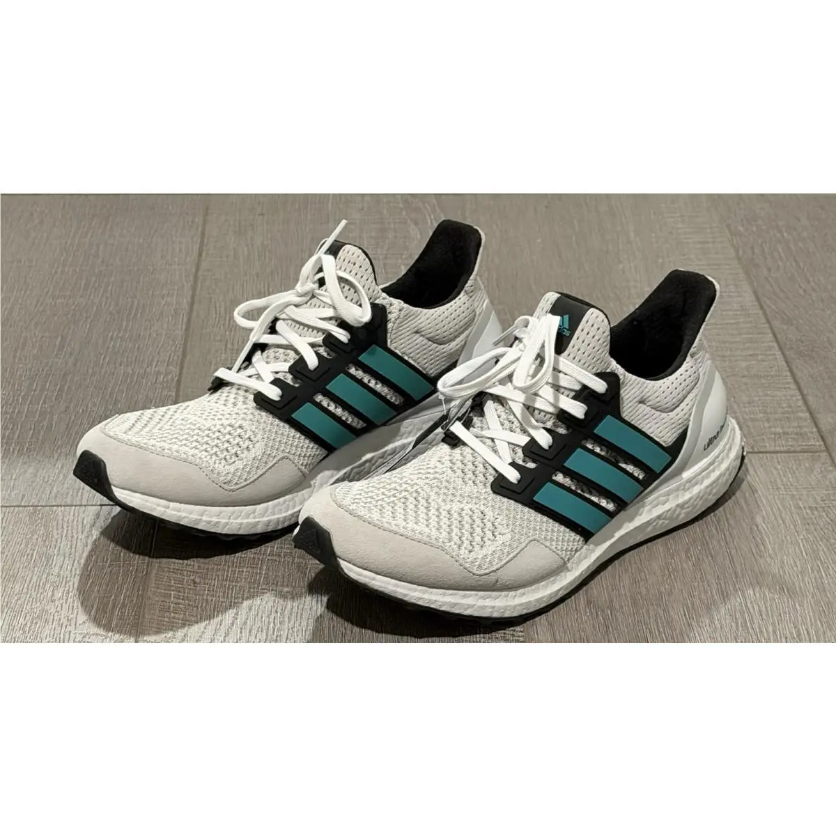 Adidas Ultraboost 1.0 White Pure Teal JQ0823 Size Men’s Size 10.5