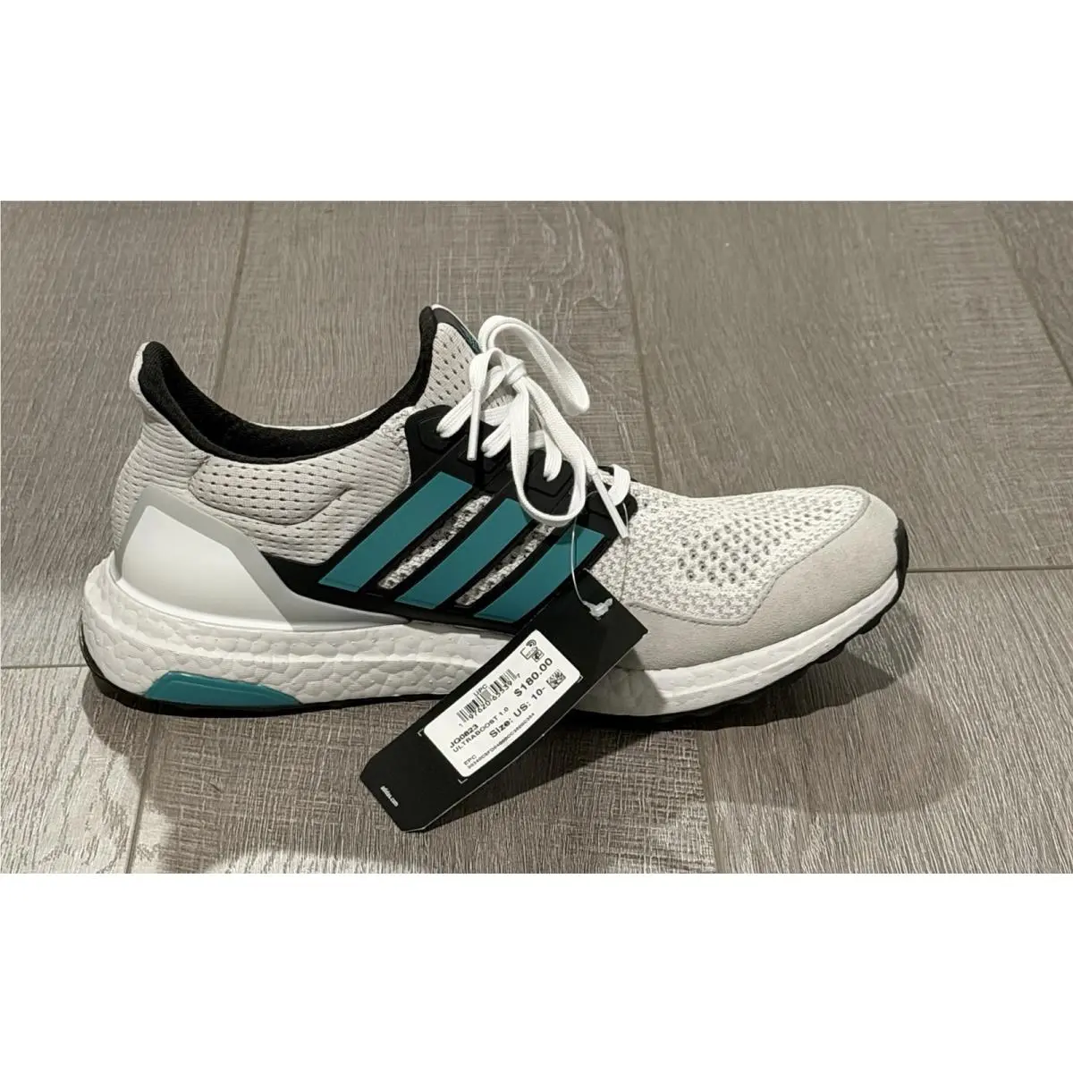 Adidas shoes - adidas Ultra Boost - Ultra Boost - JQ0823 - Crystal White/Pure Teal/Grey Two 2