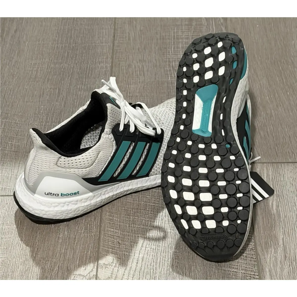 Adidas shoes - adidas Ultra Boost - Ultra Boost - JQ0823 - Crystal White/Pure Teal/Grey Two 6