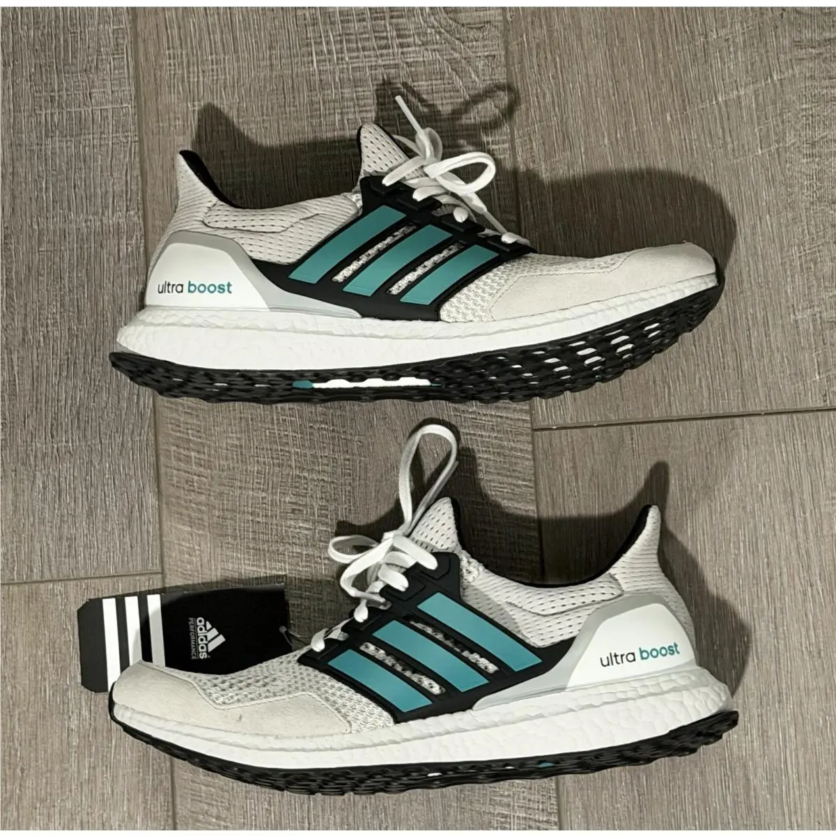Adidas shoes - adidas Ultra Boost - Ultra Boost - JQ0823 - Crystal White/Pure Teal/Grey Two 7