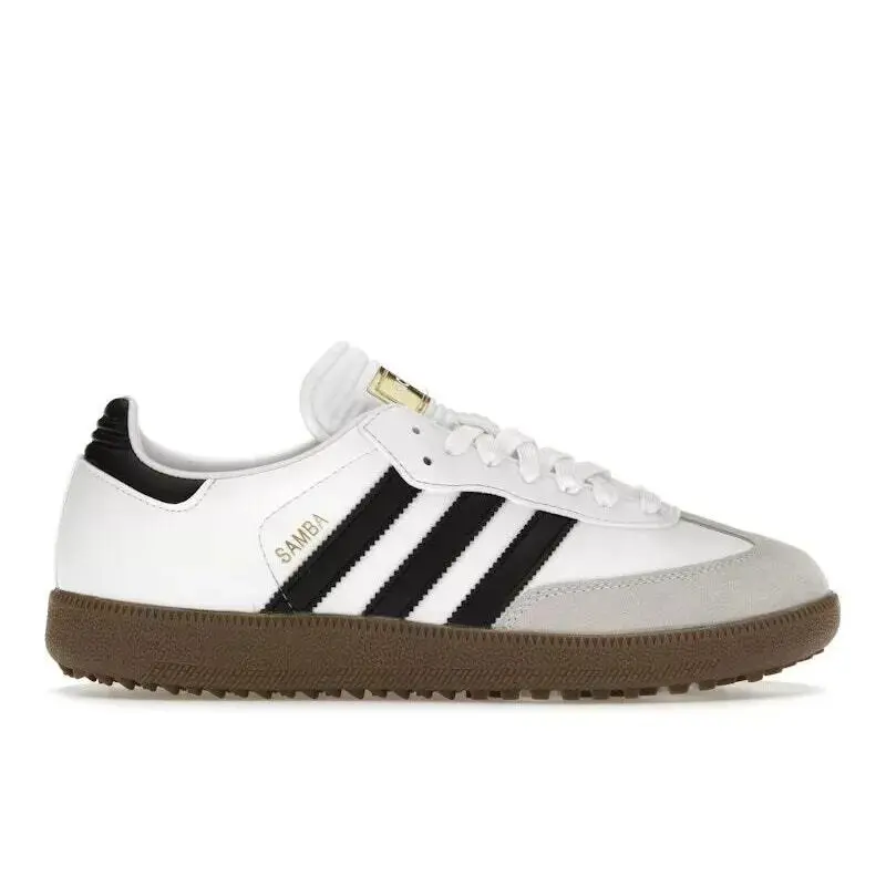 Adidas Mens Size 14 Samba Golf Cloud White Black Gum Spikeless IH5167 Nby - White