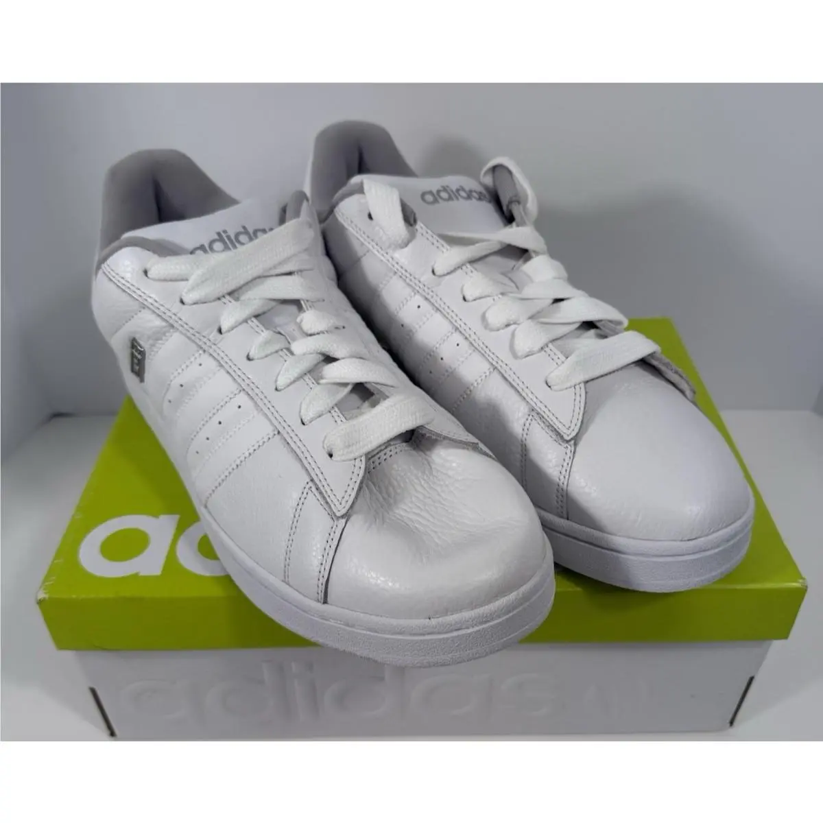 Adidas Campus SK Men’s Leather Low Top Sneakers Size 12 White 072165 DS 2009