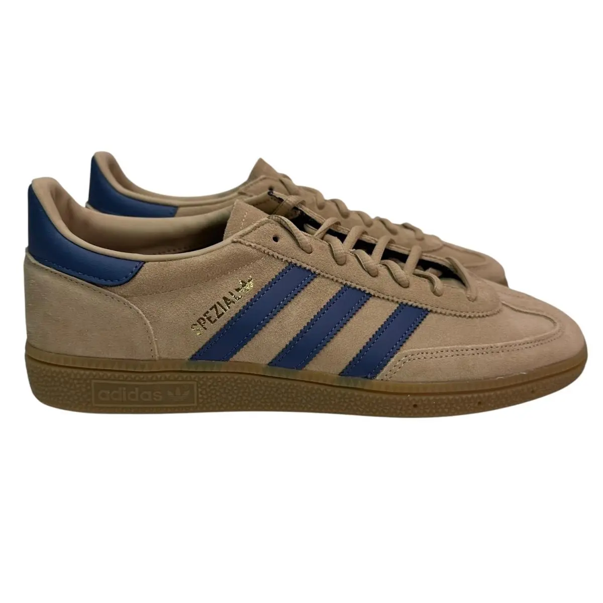 Adidas Handball Spezial Mens 11 Sandstone Preloved Ink Suede Gum HJ5435 Retro