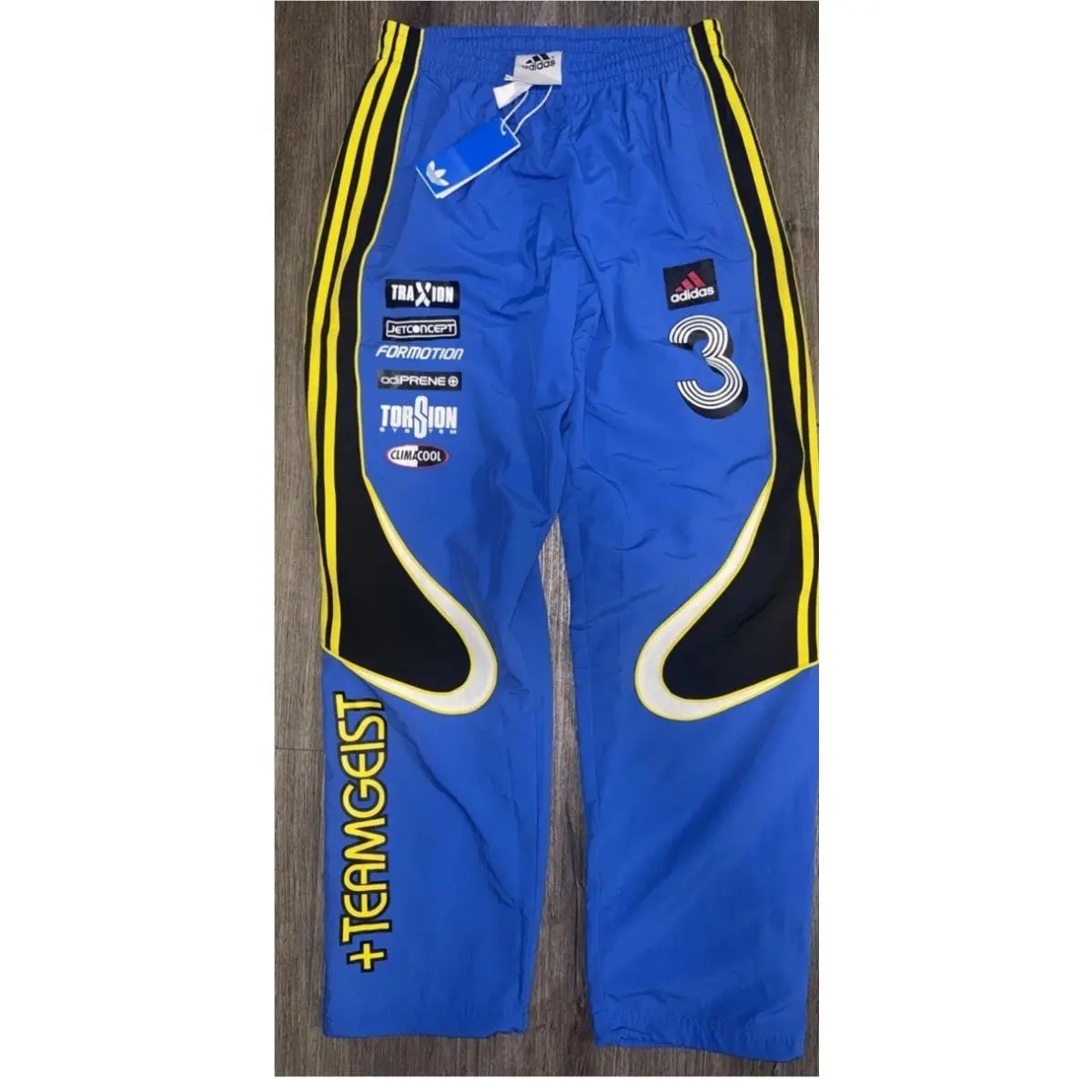 Adidas Teamgeist Moto Track Gfx KG2675 Men`s L Rare Windbreaker Track Pants