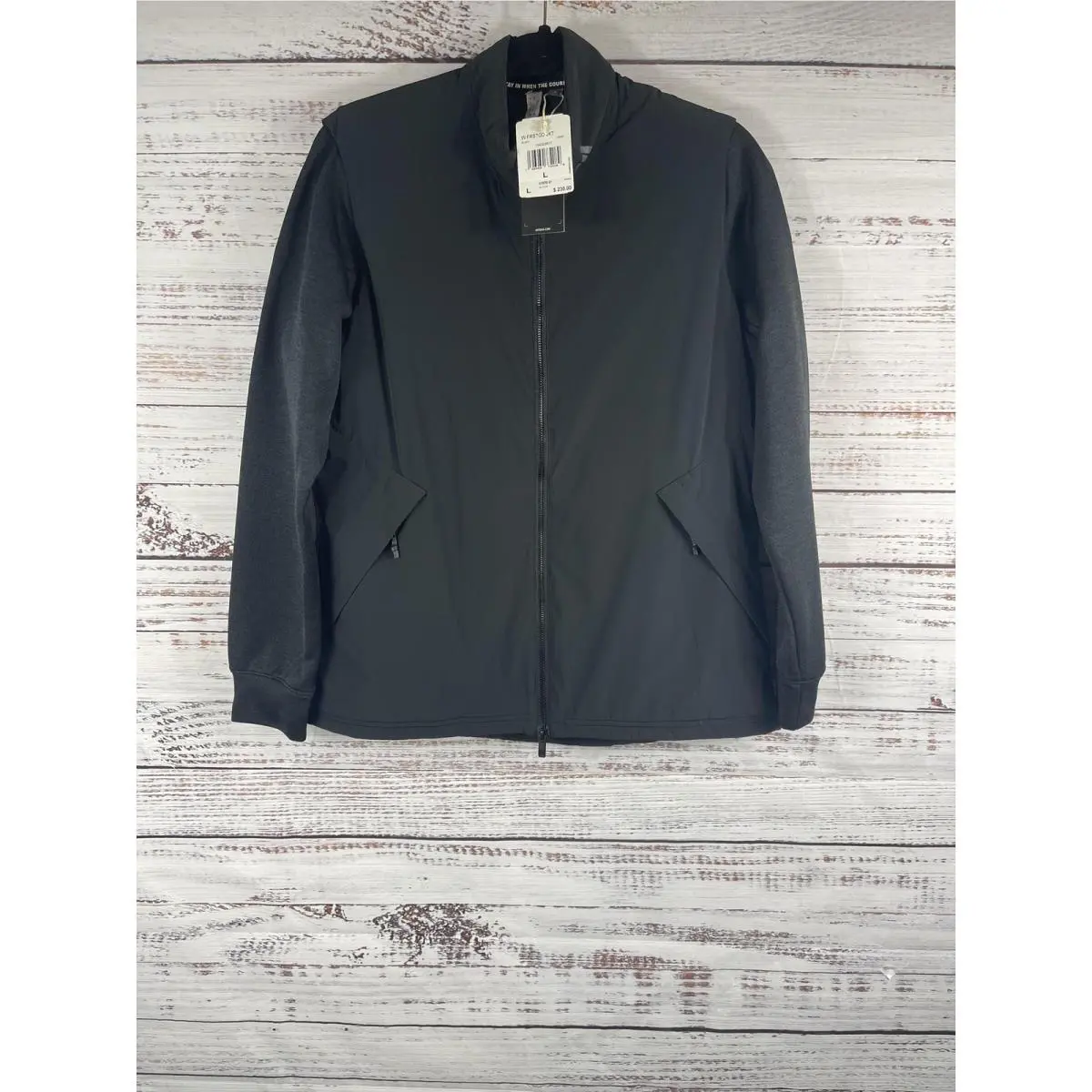 Golf Frostguard Jacket Women`s SZ L Black Primaloft Full Zip IJ5096 by Adidas