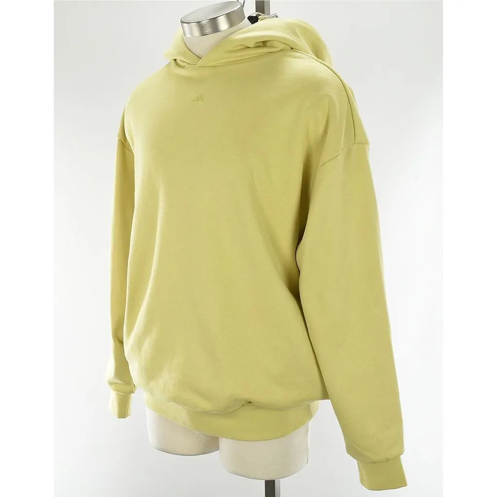 Unisex Halo Gold Lined Heavyweight Basketball Sueded Hoodie Medium by Adidas