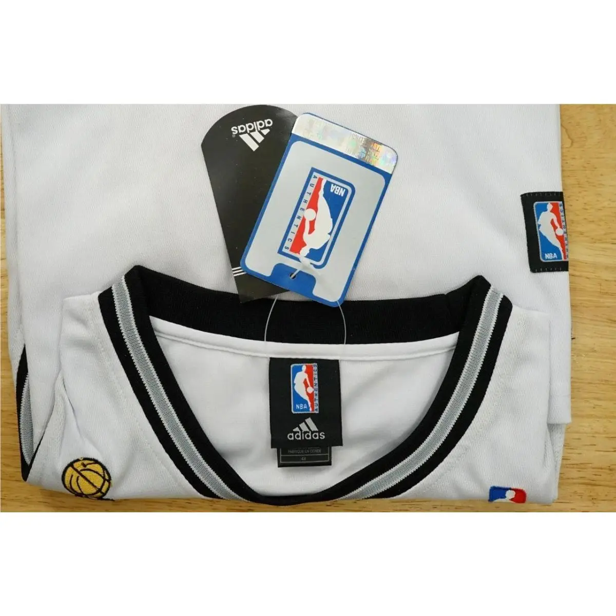 San Antonio Spurs Nba Basketball Adidas Jersey 9 Tony Parker Size 44