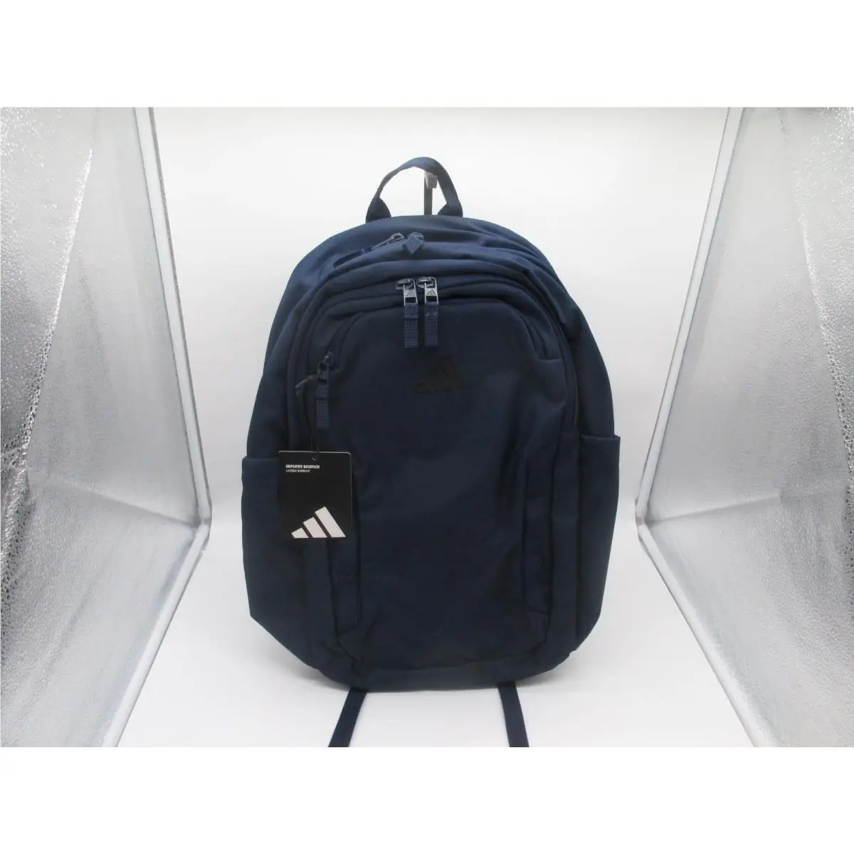 Adidas 3-Bars Amplifier Osfa Unisex 16-Inch Laptop Backpack Blue/black