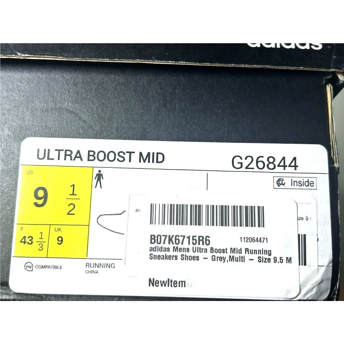 Adidas shoes - adidas Ultraboost Mid - Ultraboost Mid - G26844 - Grey /Multicolored 10