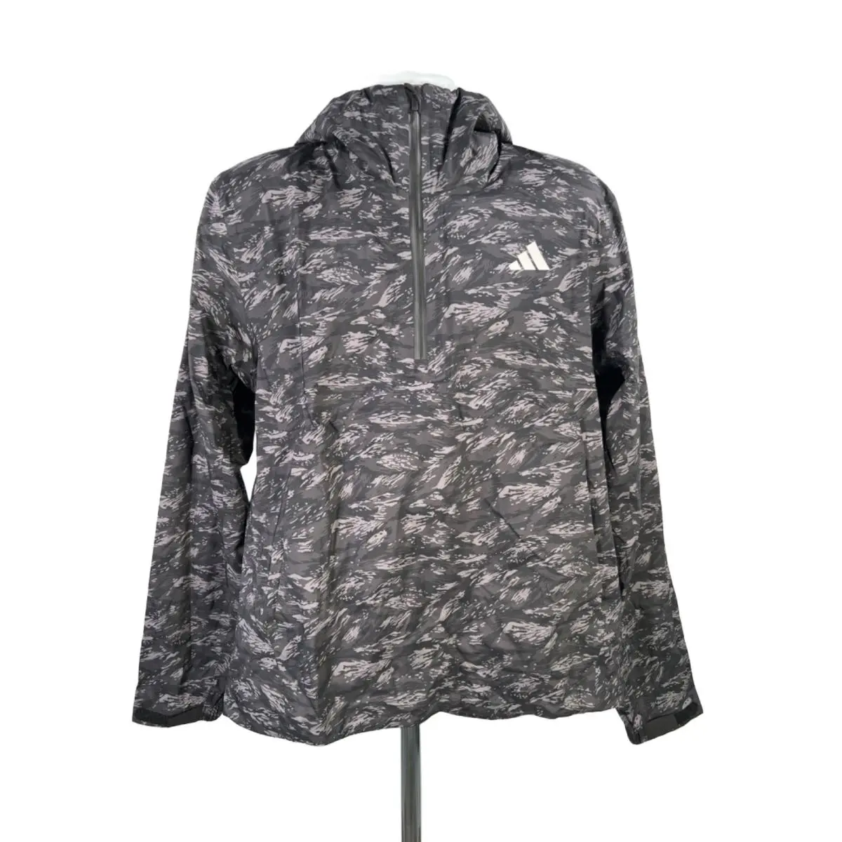 Adidas Men`s Black/gray Ultimate365 Tour Climaproof Anorak Jacket - M