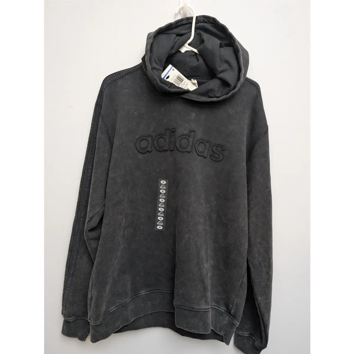 X2  Premium Essentials Retro Washed Hoodie Med by Adidas
