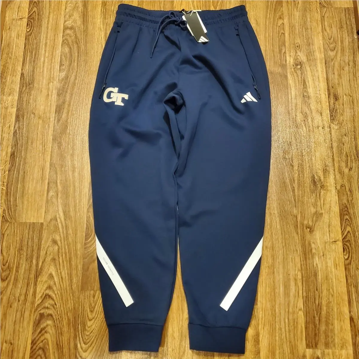 Adidas clothing - Adidas Georgia Tech - Georgia Tech - Blue 0