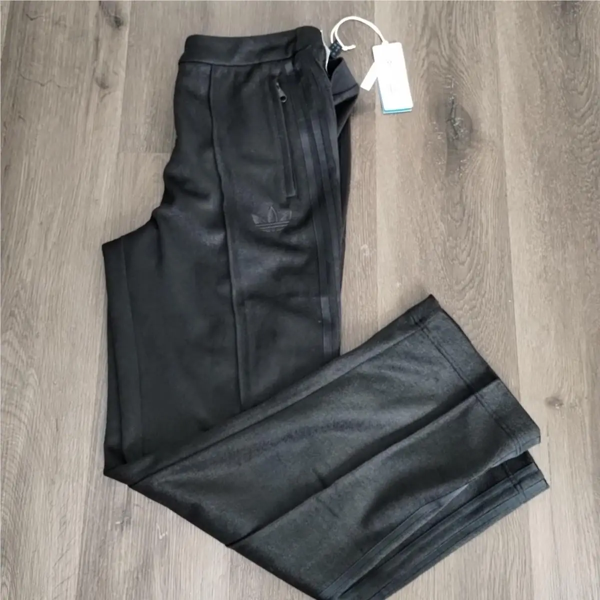 Medium Adidas Blue Version Pants Womens Wool Trackpant Black Loose Fit
