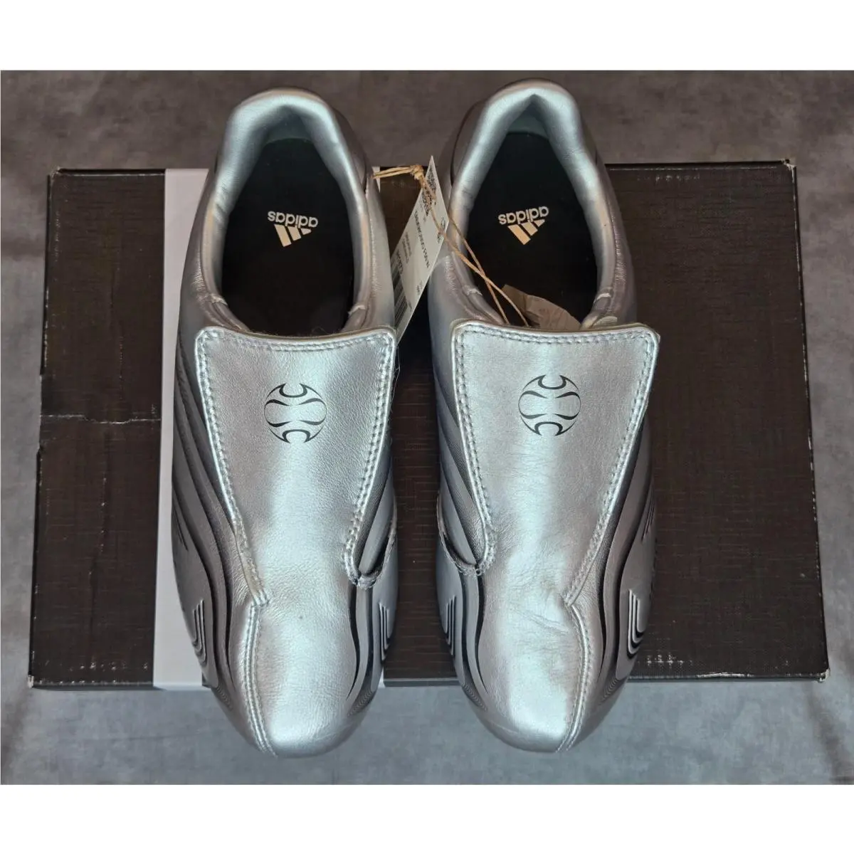 Adidas shoes - adidas Taekwondo F50 - Taekwondo - IH1873 - Silver Metallic / Core Black 5