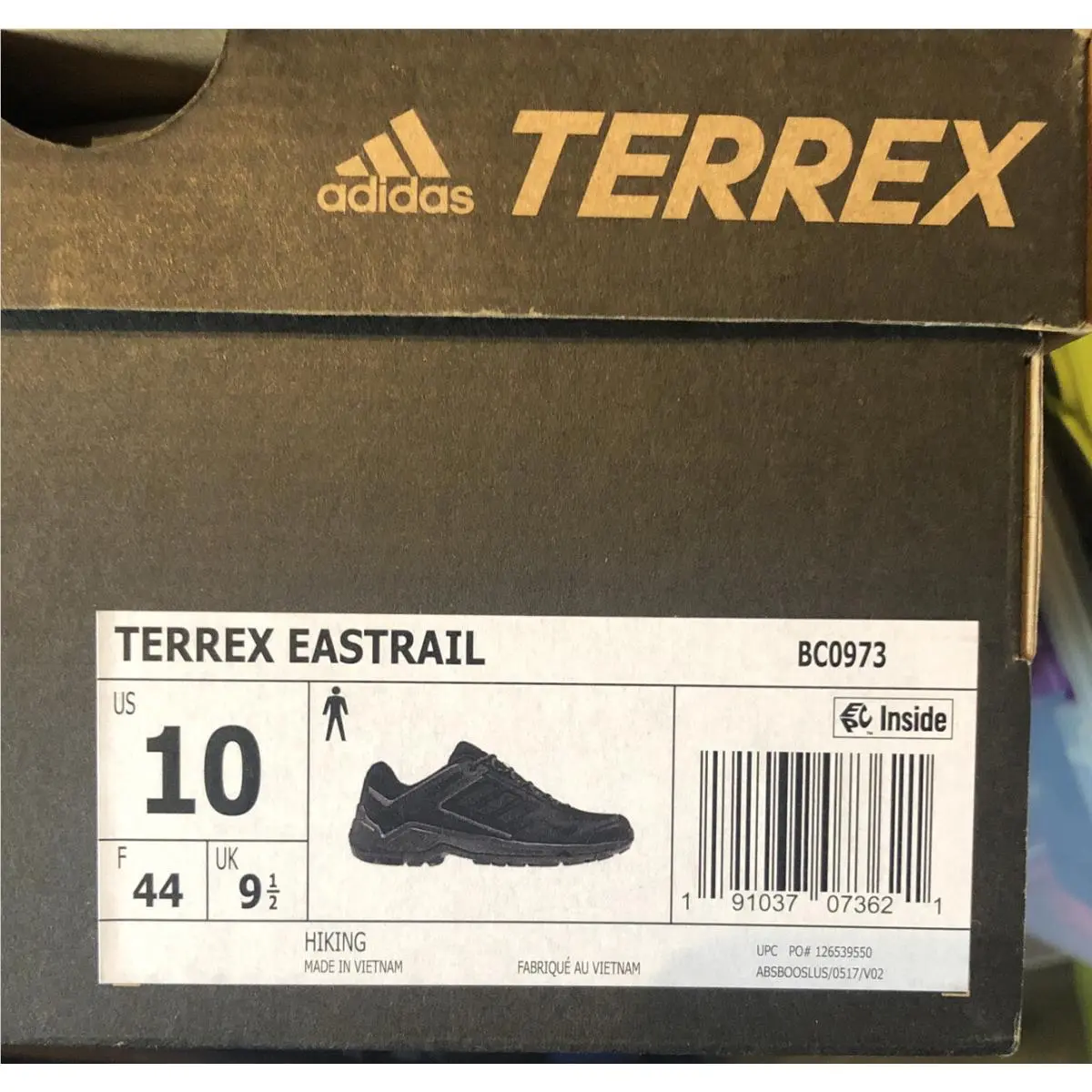 Adidas shoes - adidas TERREX Eastrail - TERREX Eastrail - BC0973 - Black Gray (UPC: 191037073621) 6