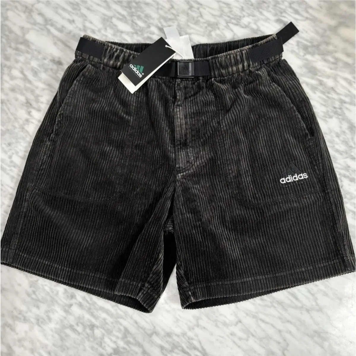 Adidas Eqt SS25 Corduroy Sports Shorts Brown Men`s Size Medium JV7659