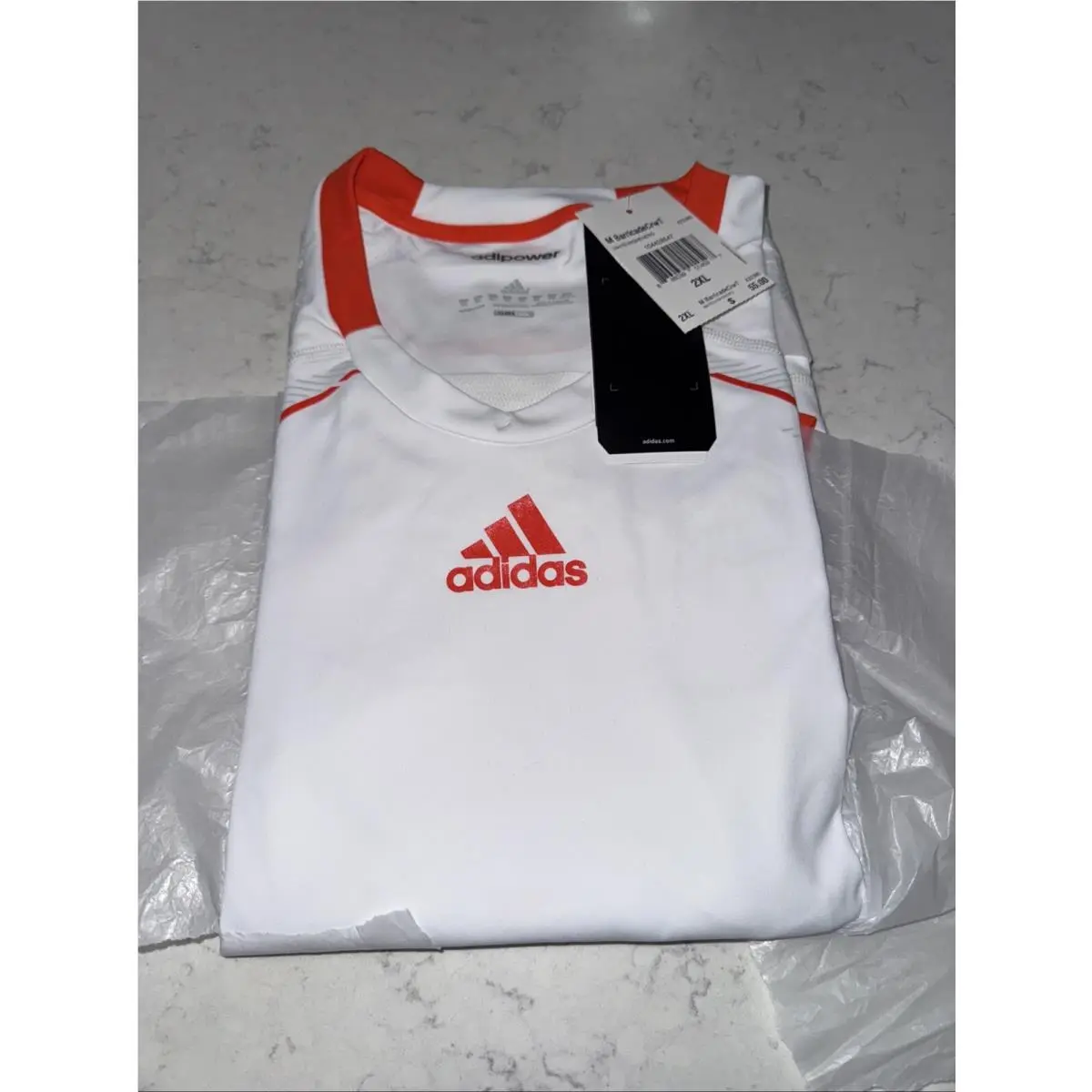 Adidas Barricade Theme Climacool Tennis Crew Shirt Xxl