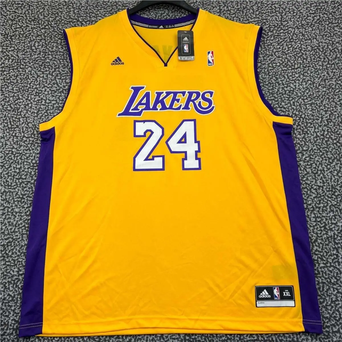 Los Angeles LA Lakers Bryant 24 Jersey Shirt Men Xxl Adidas Sleeveless 2XL