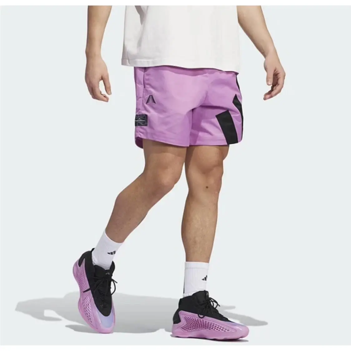 Adidas clothing - Adidas Anthony Edwards 1 Foundation - IW8053 - Purple Pink 1