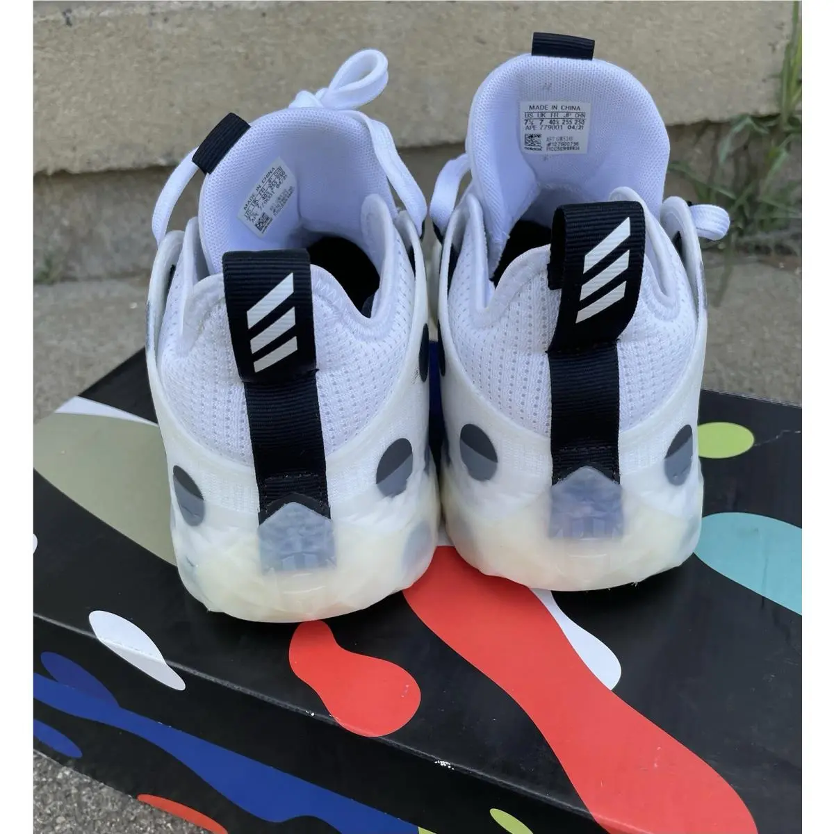 Adidas shoes - adidas Harden Vol. 5 - Harden - GW5349 - White 5