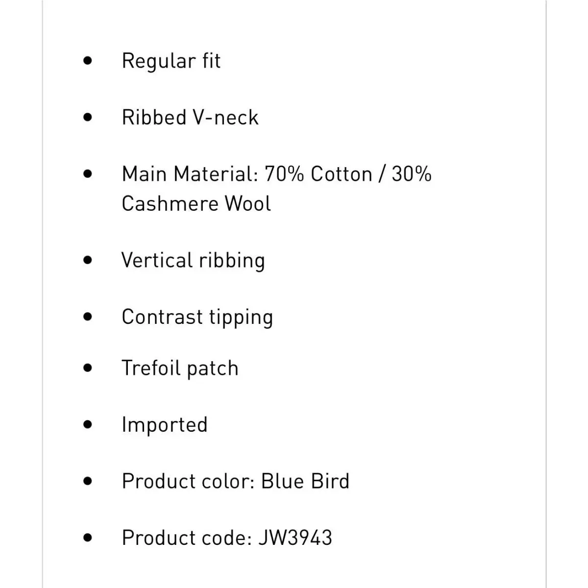 Adidas clothing - JW3943 - JW3943 - Blue Bird (UPC: 0197626733471) 3