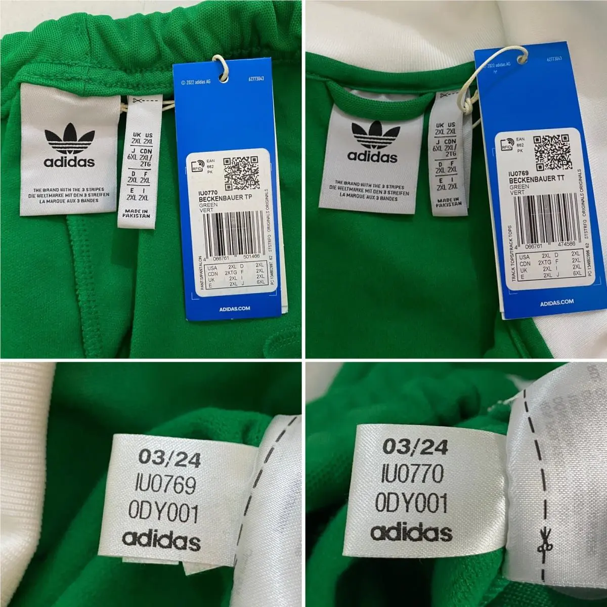 Adidas clothing - Green White 3