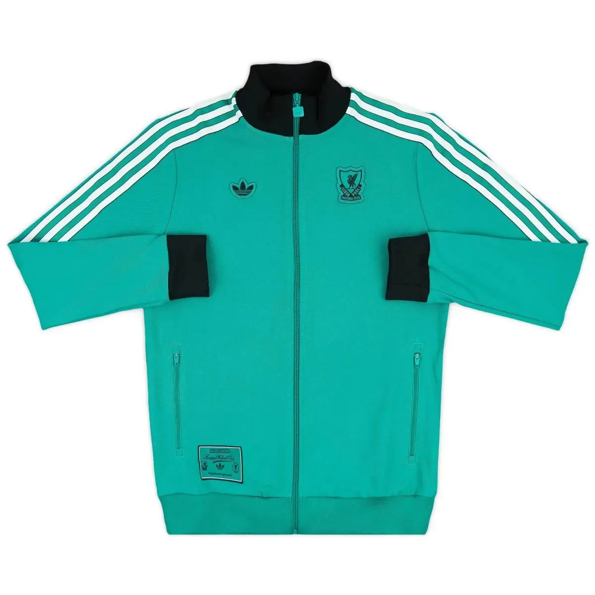 Adidas clothing - adidas Liverpool FC Terrace Icon Track Top - JW5464 - Green (UPC: 197623962478) 1