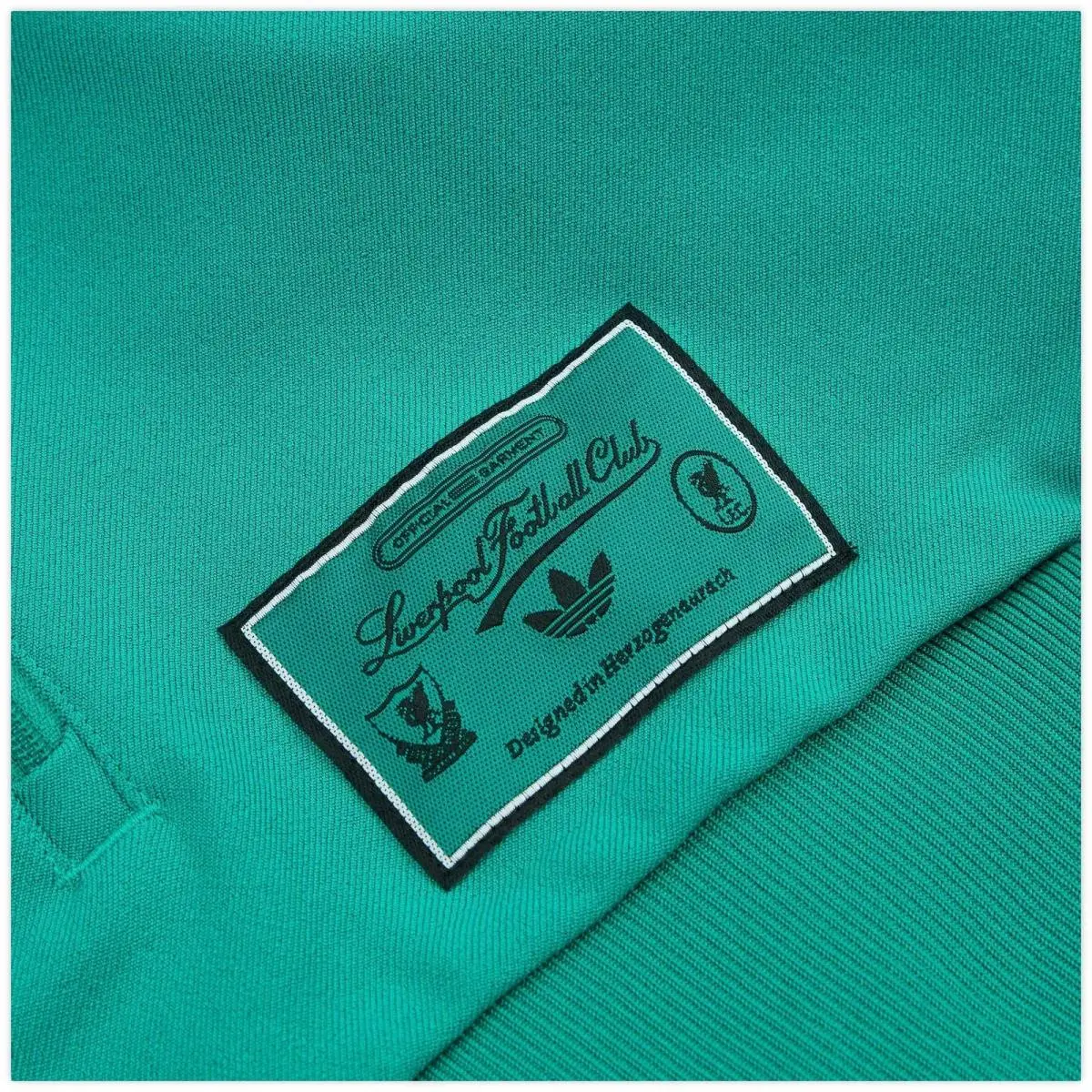 Adidas clothing - adidas Liverpool FC Terrace Icon Track Top - JW5464 - Green (UPC: 197623962478) 3