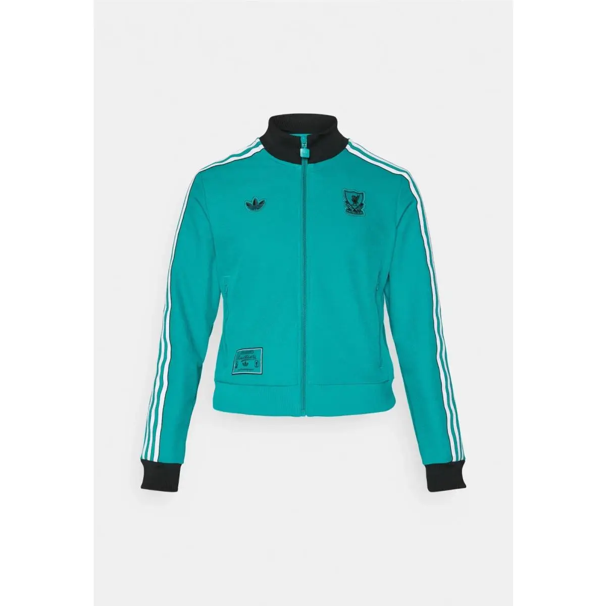 Adidas clothing - adidas Liverpool FC Terrace Icon Track Top - JW5464 - Green (UPC: 197623962478) 5