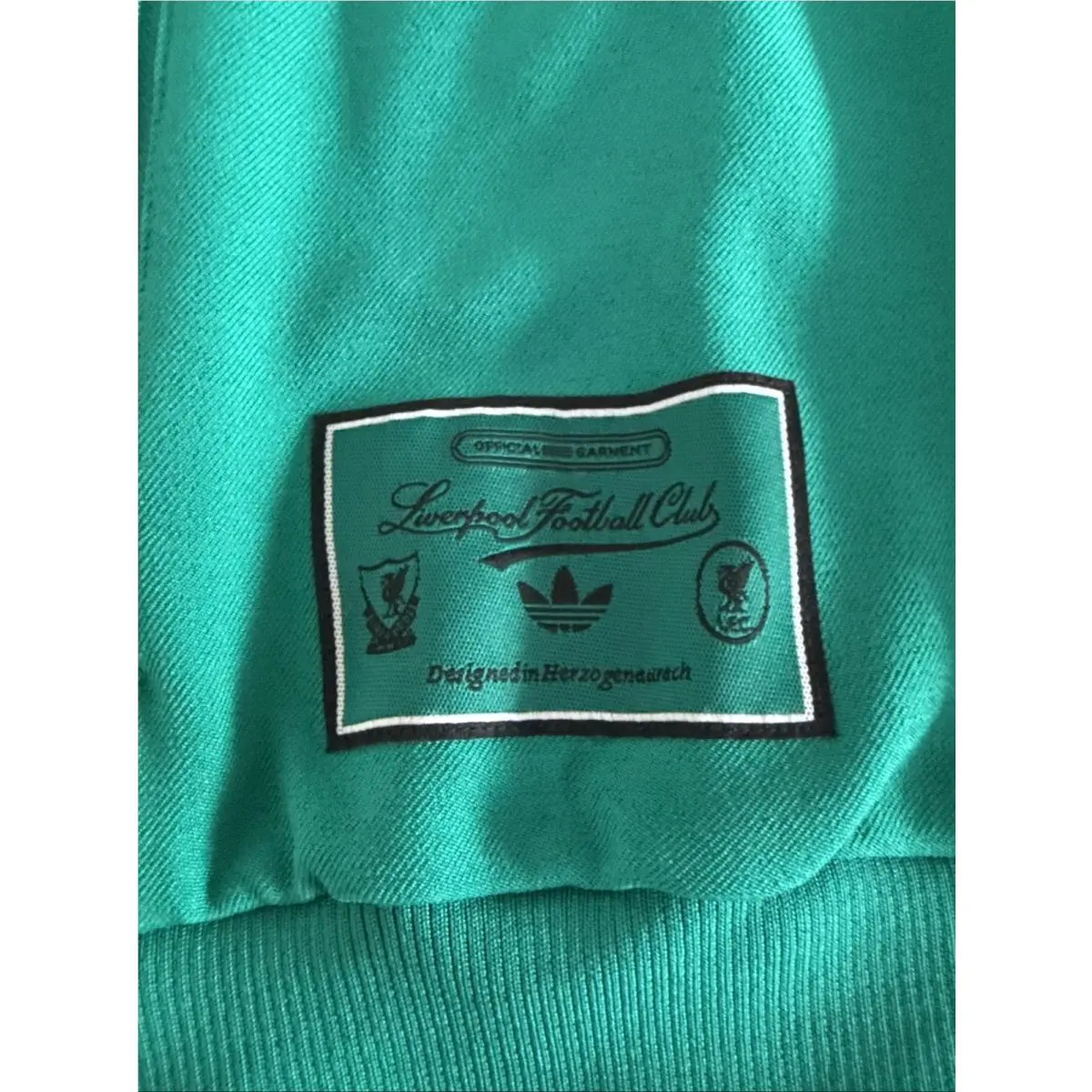 Adidas clothing - adidas Liverpool FC Terrace Icon Track Top - JW5464 - Green (UPC: 197623962478) 14